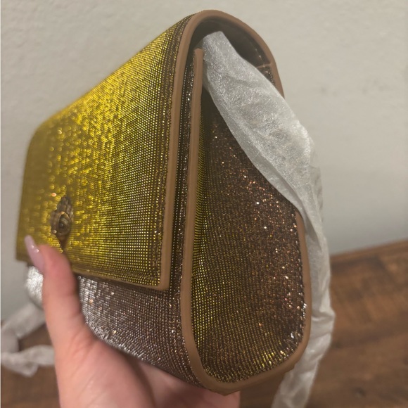 Kurt Geiger Glittering Brown Crossbody Bag - Picture 11 of 14